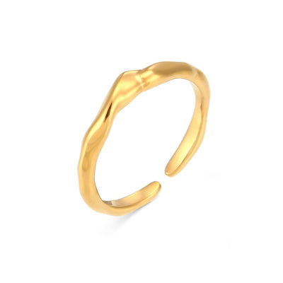 Stainless Steel Bamboo Ring