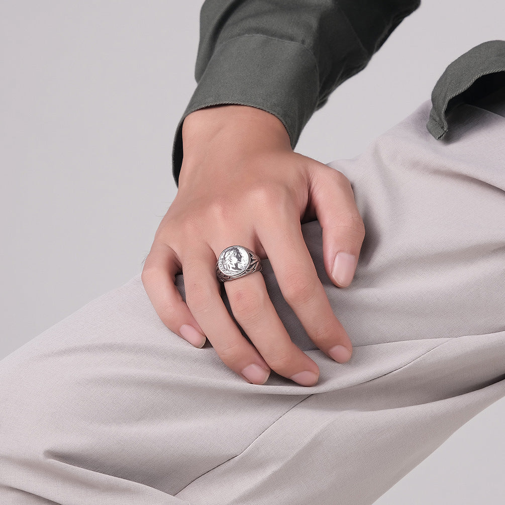 European and American Style Stainless Steel Ring