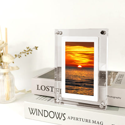 Digital Video Player, Digital Photo Frame Vertical Display with 1GB and Battery