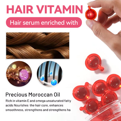 Hair Treatment Serum - No Rinse with Argan Macadamia Avocado Oils