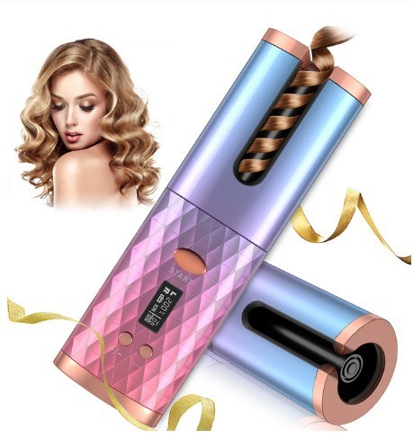 Rechargeable Automatic Hair Curler and Wave Styler