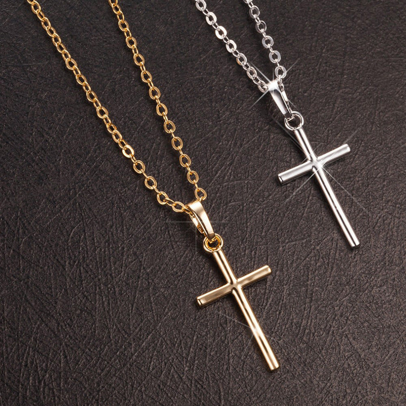 Fashion Simple Cross Pendant Necklace