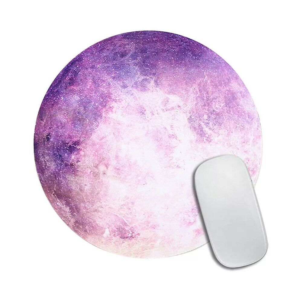 Space Round Computer Gaming Mouse Pad