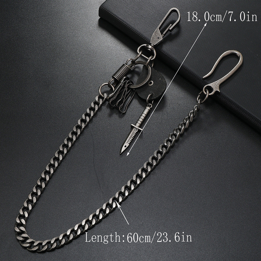 Dagger Pendant Waist Chain