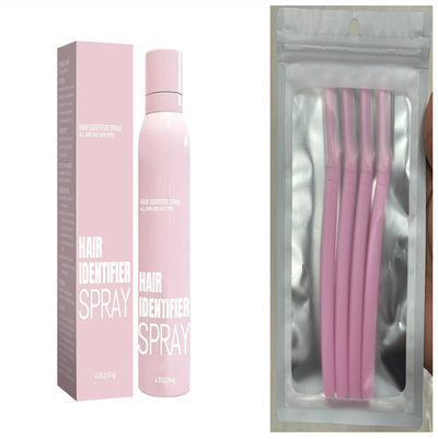 Hair Identifier Set for Face Shaving Moisturizing Dermaplaner Spray Skin Care