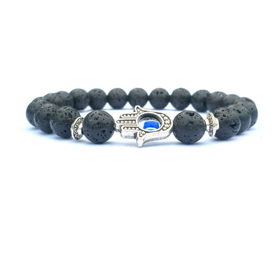 Bergamot Evil Eye Stone Bracelet