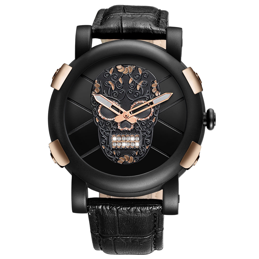 Pirate Skeleton Skull Quartz Waterproof Sports Watch