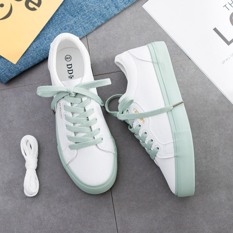 Street Style Trendy Flat Girls Sneakers