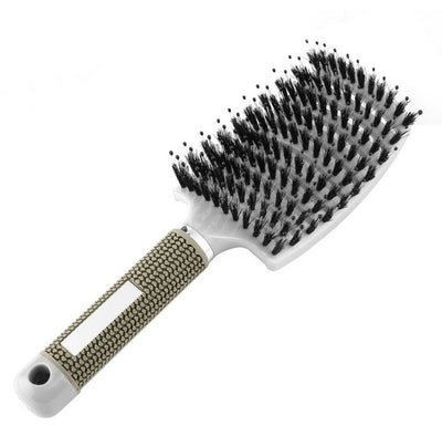 Womens Detangler Hair Brush Bristle Nylon Scalp Massage Teaser