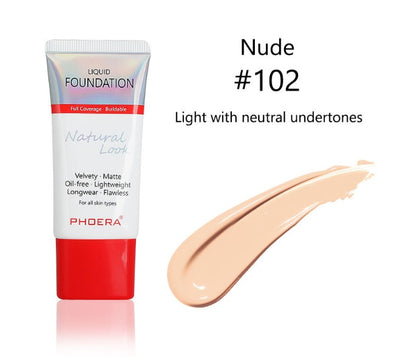 Tube Liquid Foundation, Matte, Silky