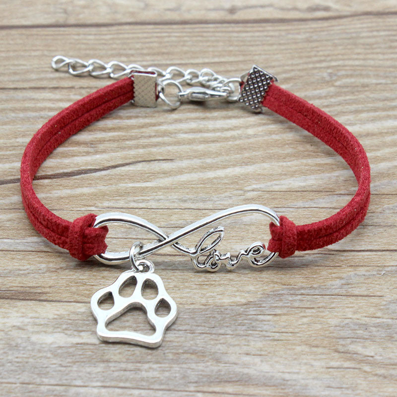 Hand-woven Infinite Love Pet Bracelet