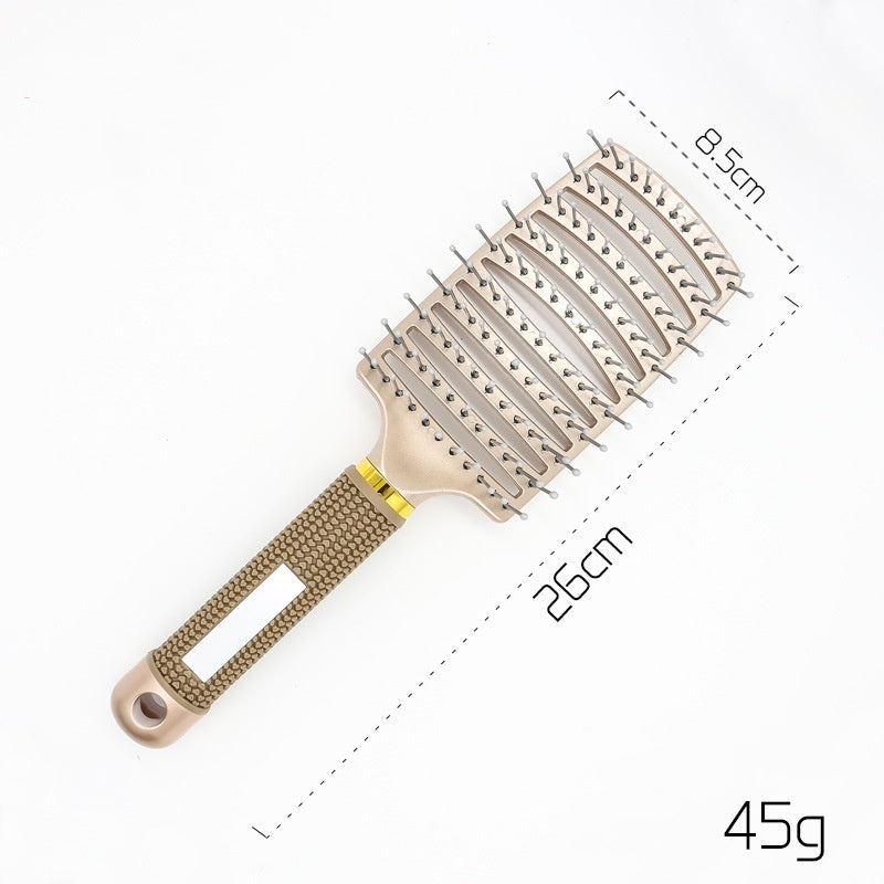 Womens Detangler Hair Brush Bristle Nylon Scalp Massage Teaser