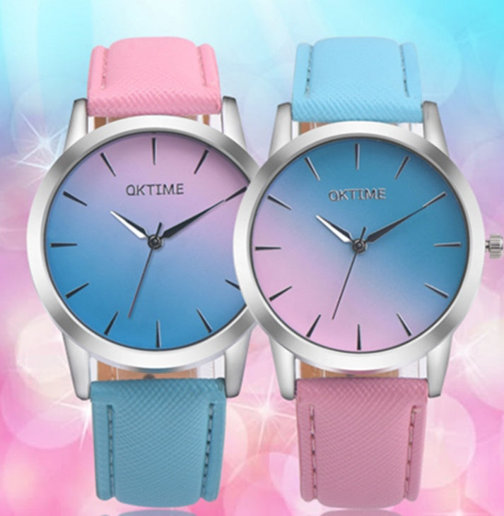 Casual Retro Rainbow Design Watch