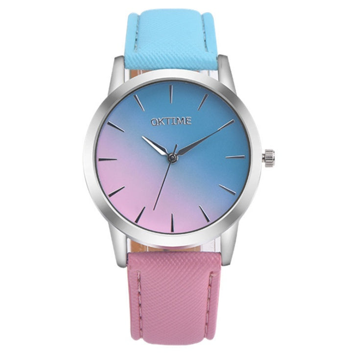 Casual Retro Rainbow Design Watch