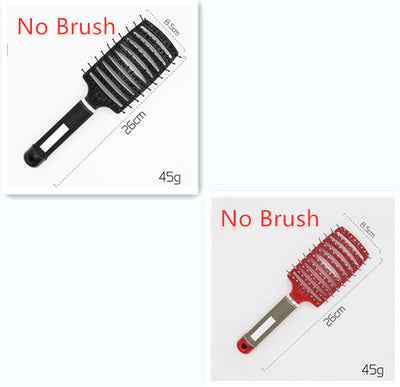 Womens Detangler Hair Brush Bristle Nylon Scalp Massage Teaser