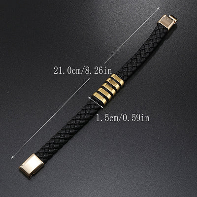 Multi-layer Leather Woven Bracelet