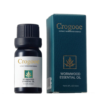 Crogooe-Wormwood Essential Oil, Pure Oil Blend Contains Moroccan Argan Oil for Facial Skin