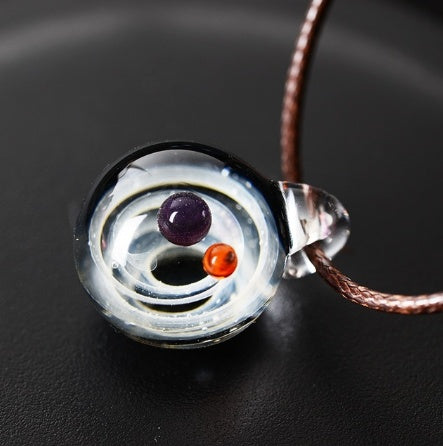 Cosmic Nebula Pendant Necklace