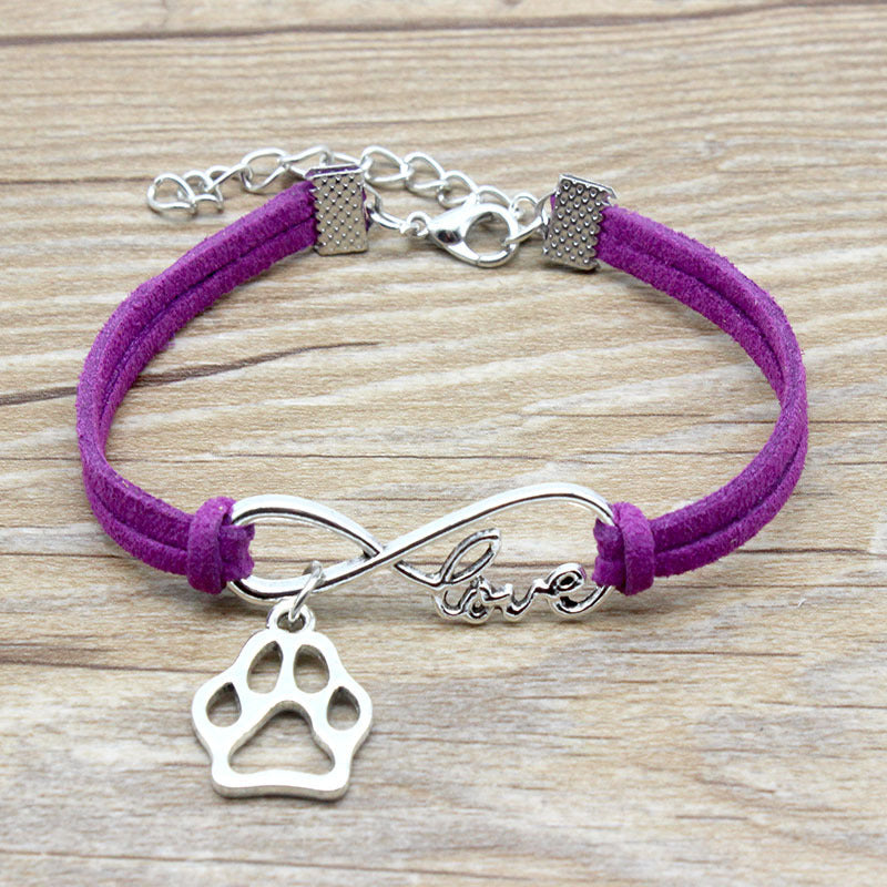 Hand-woven Infinite Love Pet Bracelet