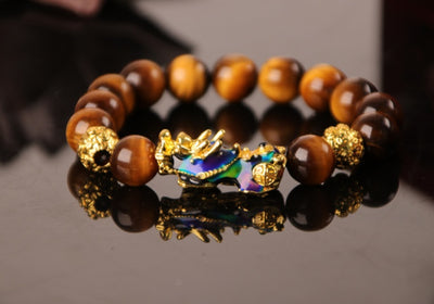 3D Gold Plated PiXiu Bracelet