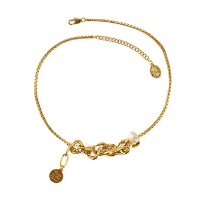 Hip Hop Clavicle Chain Fashion Gold Necklace