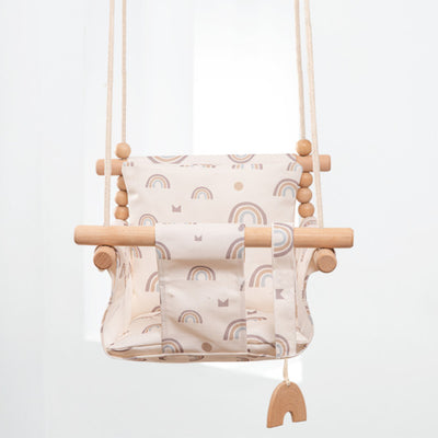 Cotton Canvas Baby Swing Chair