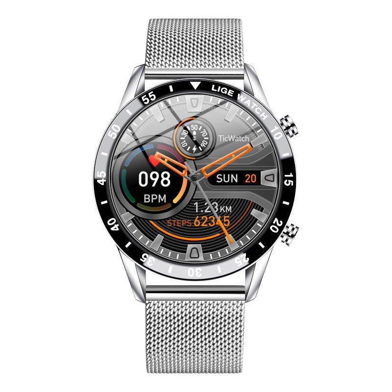 Multifunctional Smart Waterproof Watch, Pedometer, Blood Pressure and Heart Rate Detection