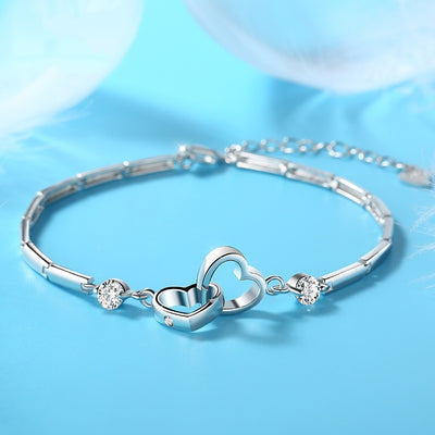 Charm 925 Sterling Silver Bracelet