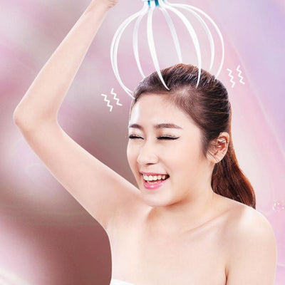 Electric Head Massager with Scalp Vibration