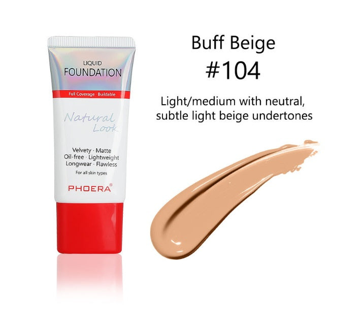 Tube Liquid Foundation, Matte, Silky