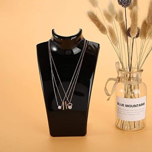 Acrylic Display Stand for Necklaces and Pendants Bust Mannequin Earring Jewelry Chain Show