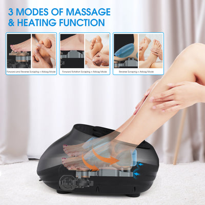 Foot Massager Machine With Heat and Massage for Home and Office Use