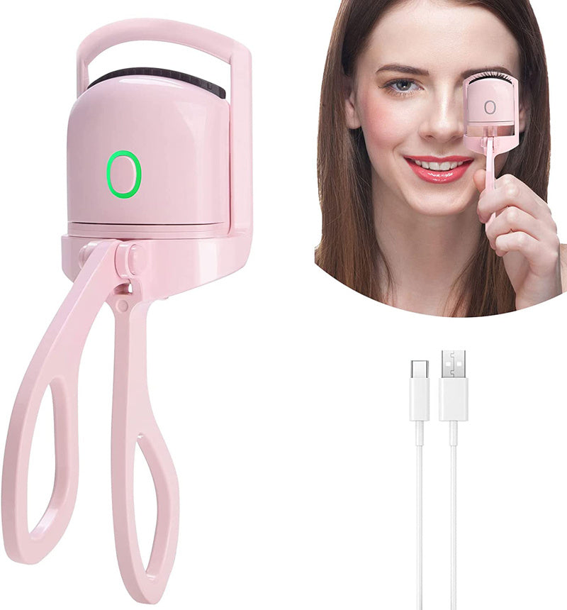 Portable Rechargeable Electric Heated Eyelash Curler