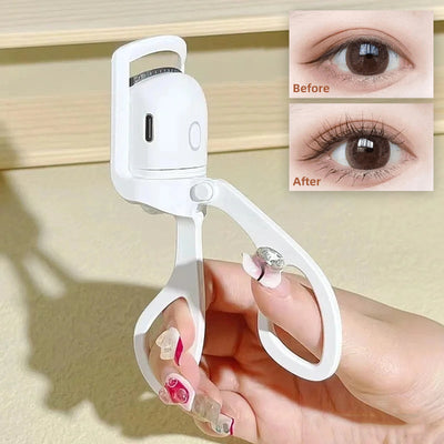 Portable Rechargeable Electric Heated Eyelash Curler