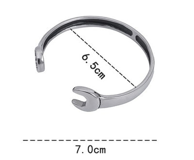 Stainless Steel Wrench Screw Titanium Steel Bracelet