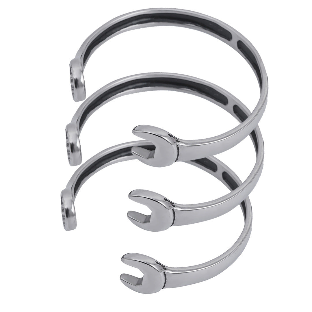 Stainless Steel Wrench Screw Titanium Steel Bracelet