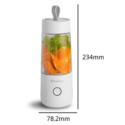 350ml Portable Blender, Juicer, Electric USB Rechargeable Mixer, Smoothie Slushy Cup