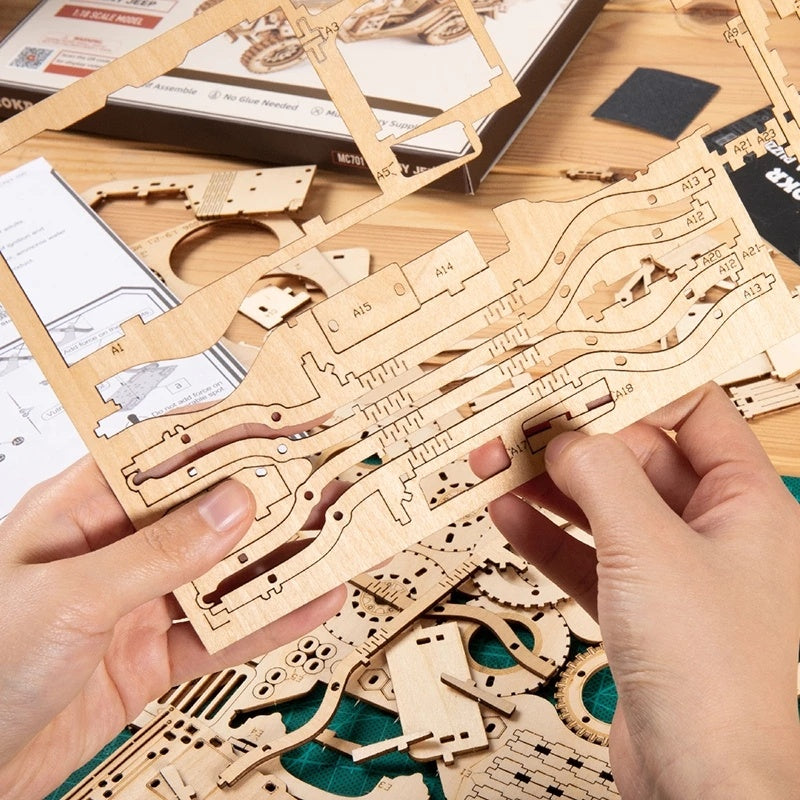 3D Wooden Puzzle Model