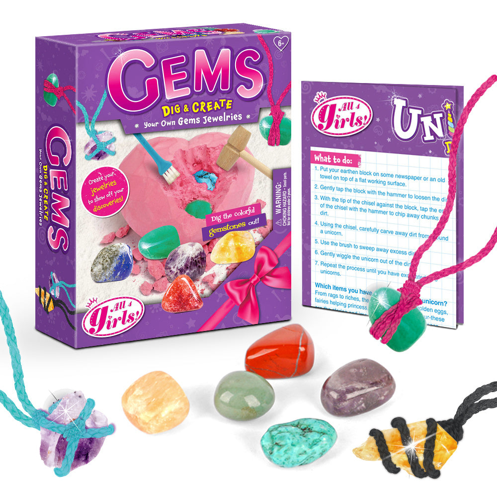 Gemstone Dig Kit For Kids