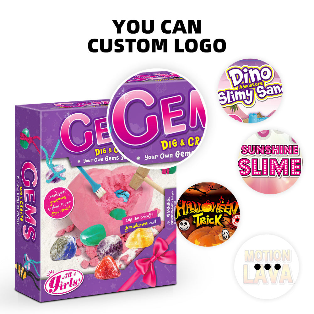 Gemstone Dig Kit For Kids