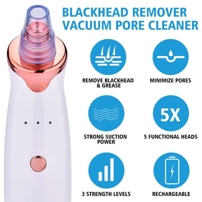 Electric Suction Facial Washing Instrument , Acne Cleaning Blackhead Suction Instrument