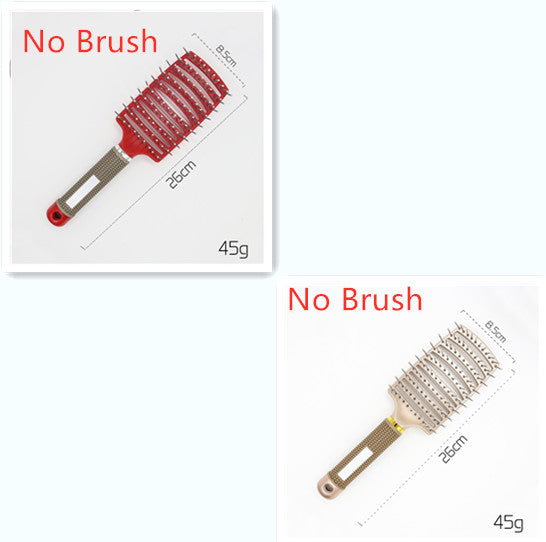 Womens Detangler Hair Brush Bristle Nylon Scalp Massage Teaser