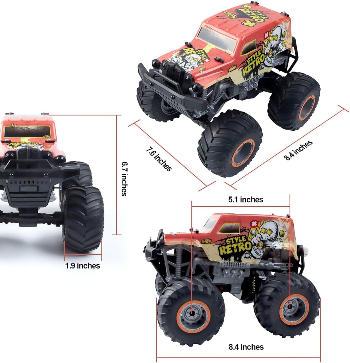 All Terrain Off Road Remote Control Monster Truck