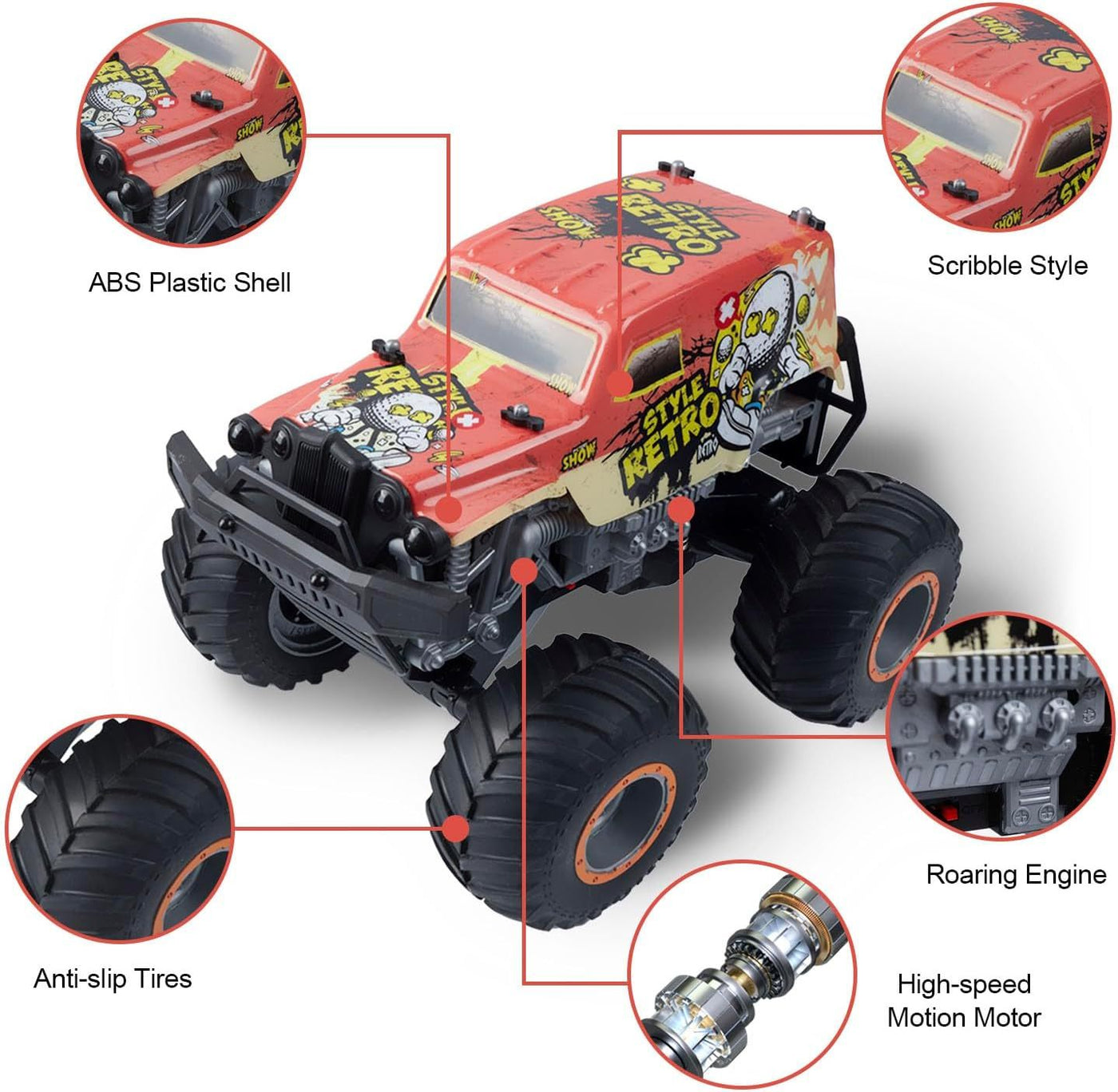 All Terrain Off Road Remote Control Monster Truck