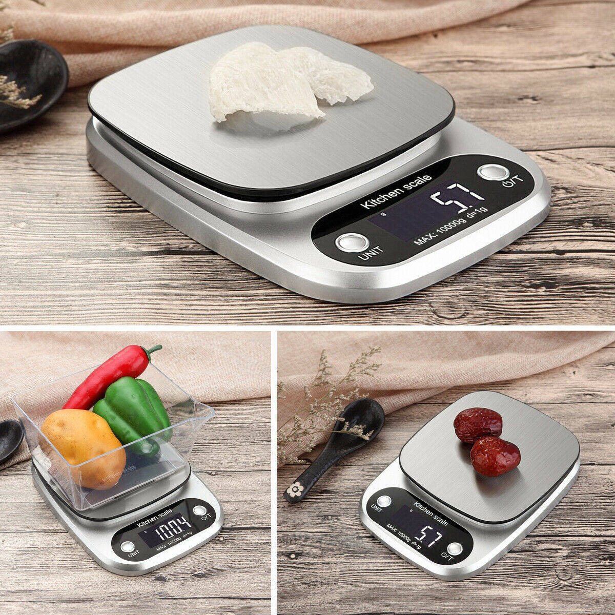 Digital Kitchen Food Diet Scale, Multifunction Weight Balance 22lbs