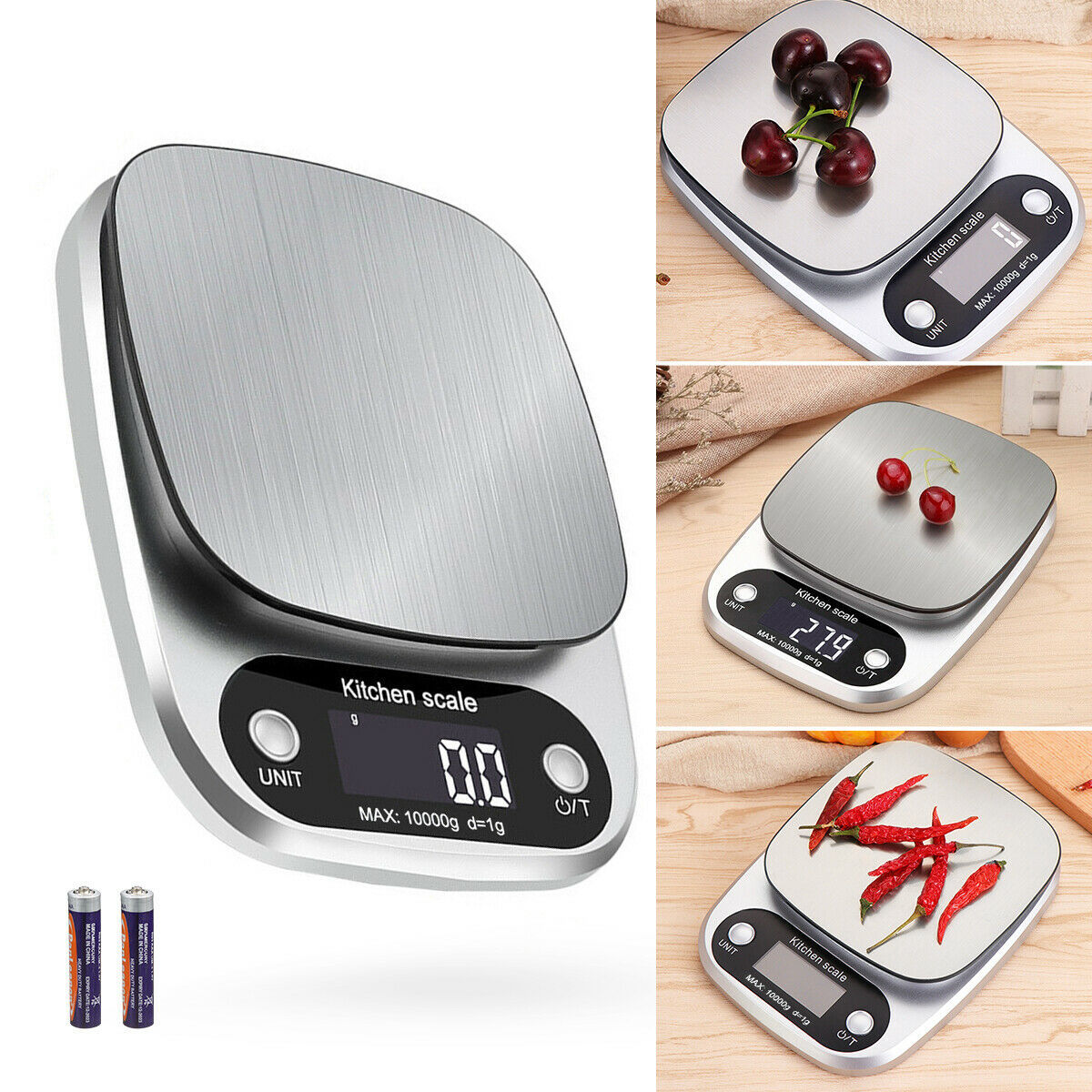 Digital Kitchen Food Diet Scale, Multifunction Weight Balance 22lbs