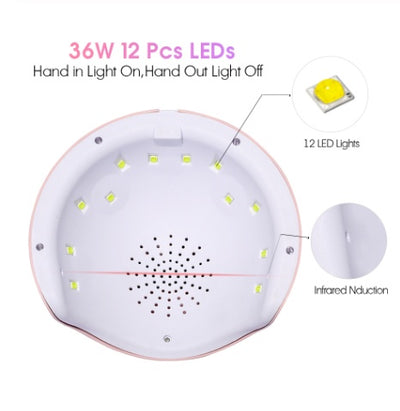 Star UV LED Nail Lamp 36w