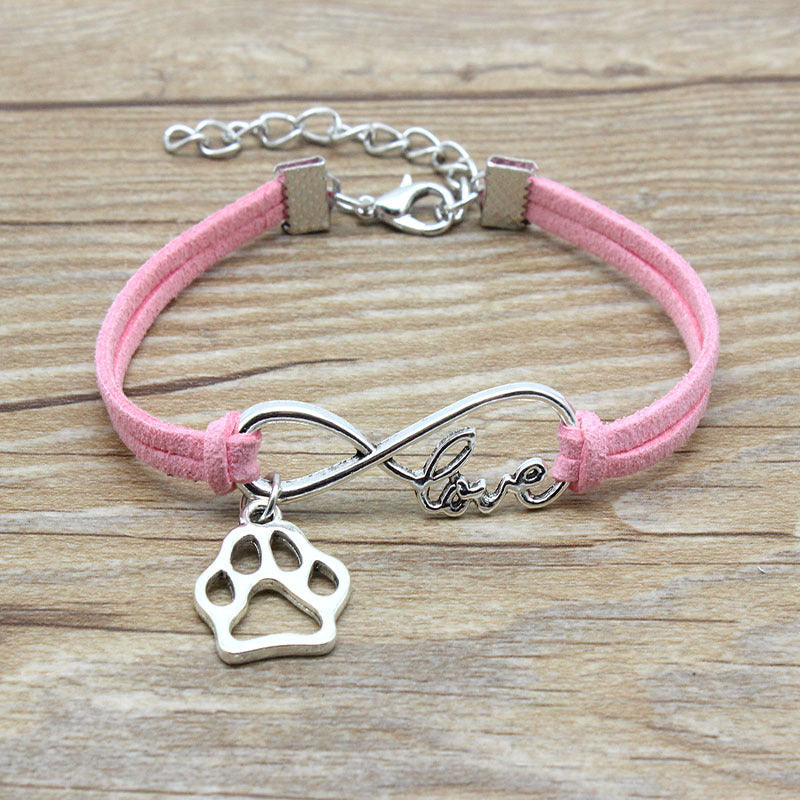 Hand-woven Infinite Love Pet Bracelet