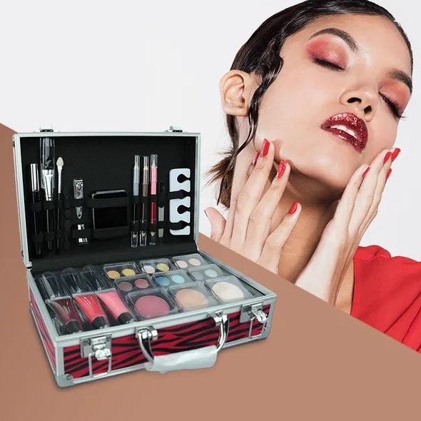 All In One Makeup Set, Eyeshadow Palette, Lip Gloss Blush and Accessories