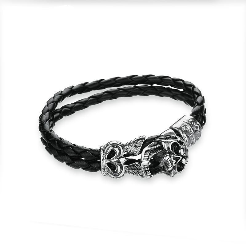 Stainless Steel Skull Bracelet